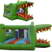 new design inflatable crocodile  bouncer cocodrilo